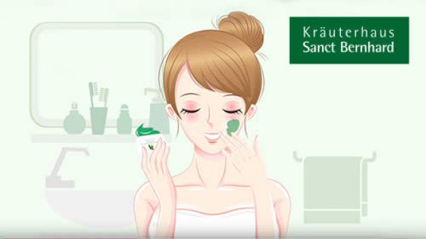 Maschera idratante alle alghe