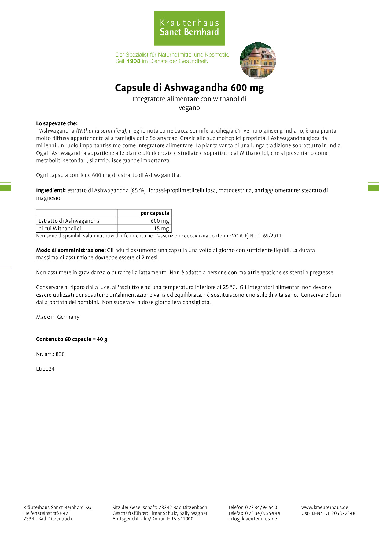 Migliori Integratori Di Ashwagandha 2024 (top 5 - Foto 10