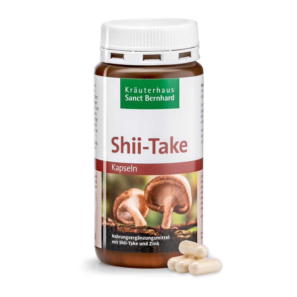 Kräuterhaus Sanct Bernhard Capsule Allo Shiitake 180 Capsule