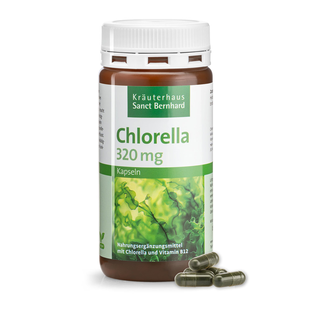 Kräuterhaus Sanct Bernhard Capsule Di Clorella 180 Capsule