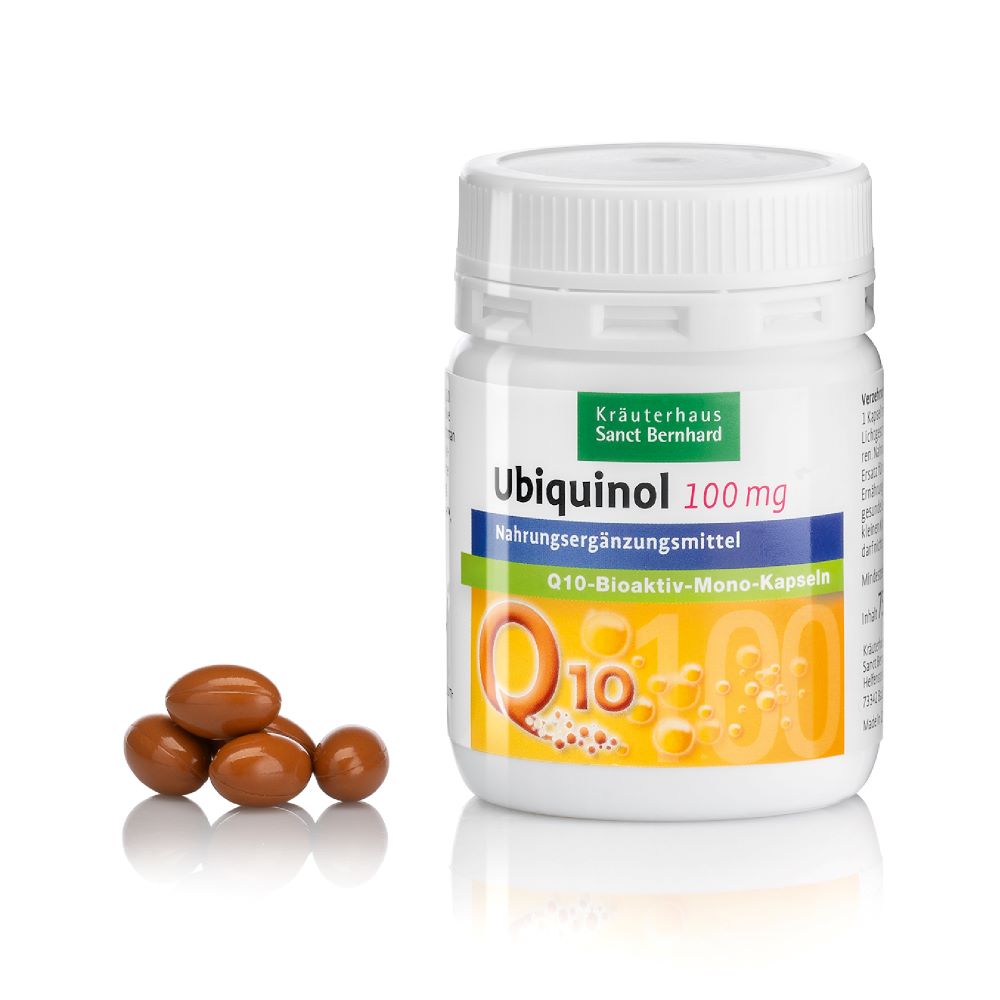 Kräuterhaus Sanct Bernhard Capsule Di Ubiquinolo Q10 Bioattivo 100 Mg Mono 75 Capsule