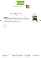 T&egrave; verde Japan Sencha 150 g
