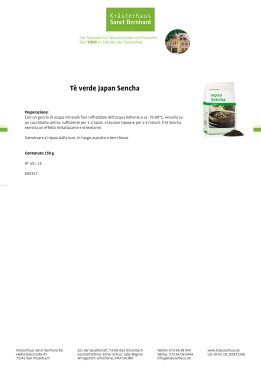 T&egrave; verde Japan Sencha 150 g