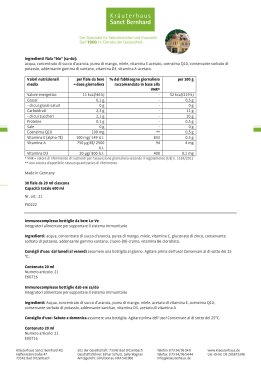 Fiale da bere immunocomplesso 600 ml