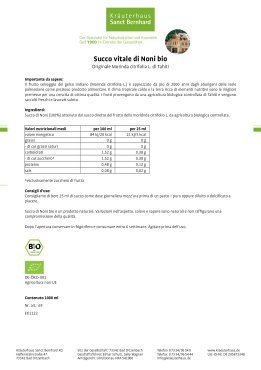 Succo vitale di Noni bio