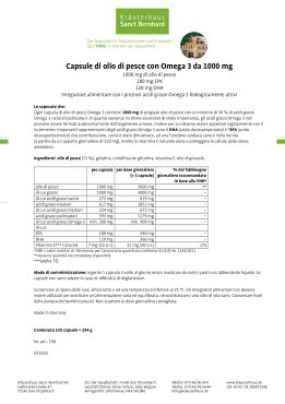 Capsule Omega 3 olio di pesce 1000 mg 220 capsule