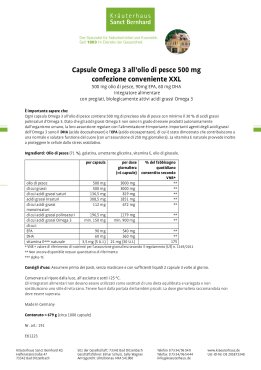 Omega 3 capsule all'olio di pesce 500 mg confezione conveniente XXL 1000 capsule