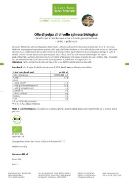 Olio di polpa di olivello spinoso biologico 100 ml