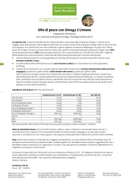Olio di pesce con Omega 3 Limone 250 ml