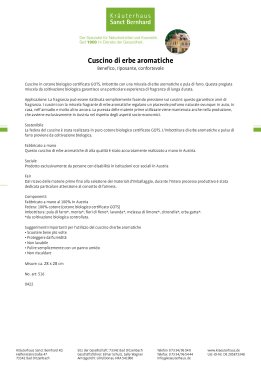 Cuscino di erbe aromatiche