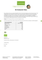 Fiocchi di proteine di canapa biologiche 250 g