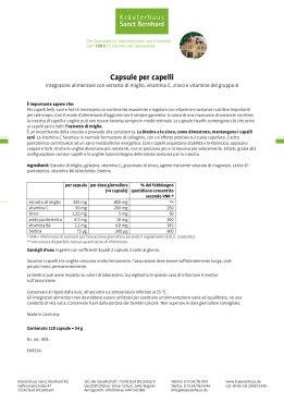 Capsule per i capelli 120 capsule