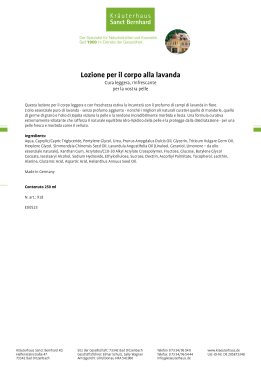 Lozione per il corpo alla lavanda 250 ml