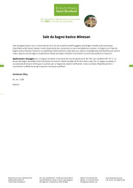 Sale da bagno basico Minesan 500 g
