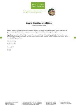 Crema ricostituente al timo 125 ml