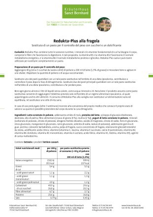 Redukta-PLUS 3x + 1x Compresse di fibra di mela 3 pezzo