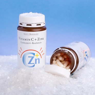 Capsule di vitamina C e zinco a rilascio prolungato 180 capsule