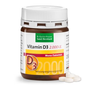 Compresse di vitamina D3 2.000 U.I. Mono 150 compresse