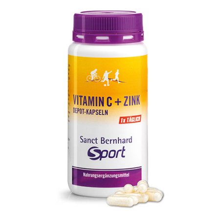 Sanct Bernhard Sport Capsule di vitamina C + zinco 180 capsule