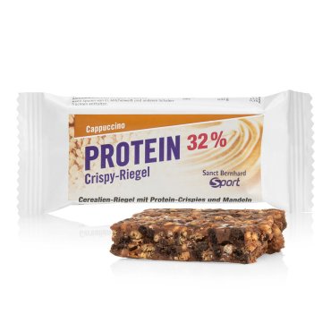 Sanct Bernhard Sport Barretta con croccantini proteici al 32% Cappuccino 35 g