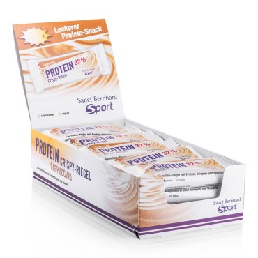 Sanct Bernhard Sport Barretta con croccantini proteici al 32% Cappuccino (confezione da 20) 700 g