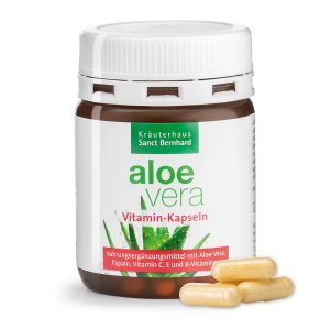 Capsule vitaminiche all'aloe vera