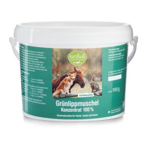 100% di concentrato di cozze verdi - mangime semplice per cavalli, cani e gatti 900 g